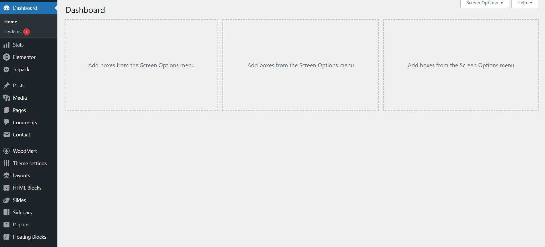 لوحة تحكم المتجر